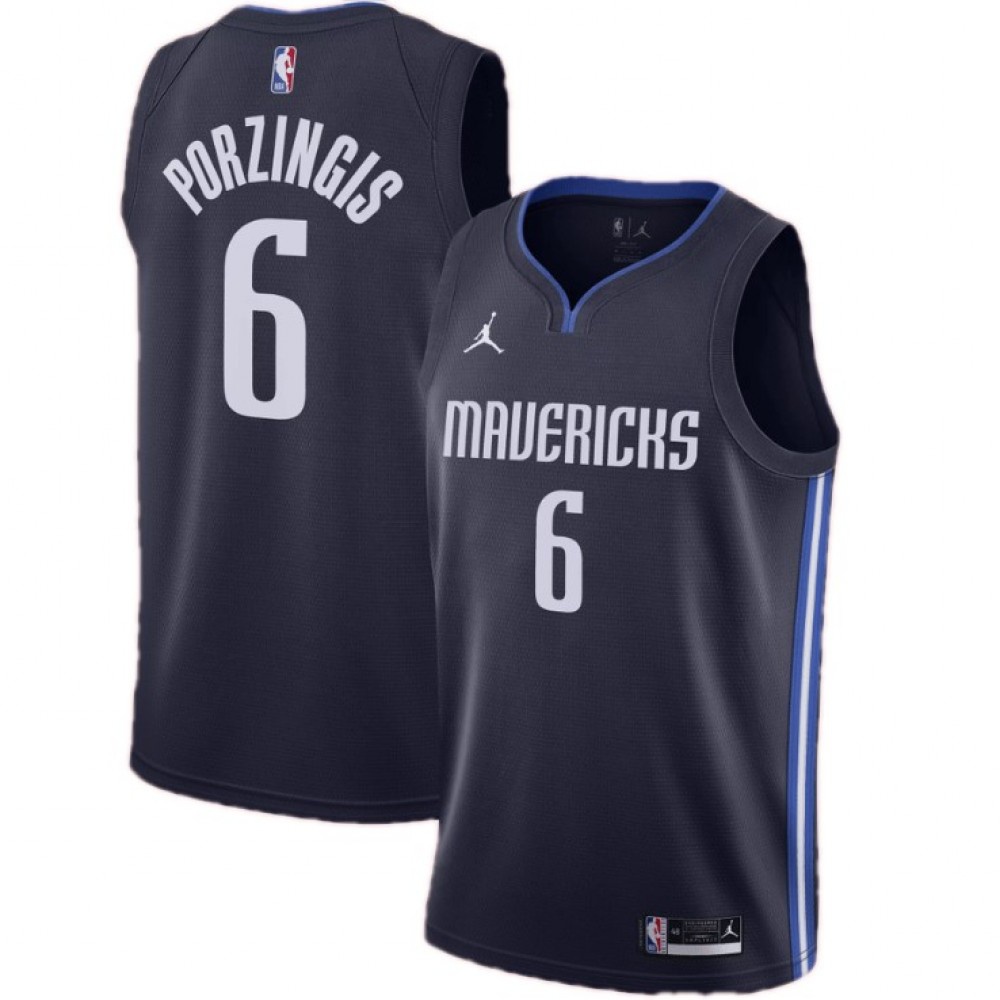 Men's Dallas Mavericks PORZINGIS #6 Jordan Swingman Jersey - Statement Edition-Pro Kit Vault | Brand New 26/27 Sports Jerseys